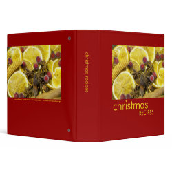 Oranges & Spices · Christmas Recipes Binder binder
