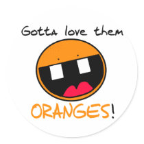 Oranges Sticker by KTownEgghead Oranges Sticker