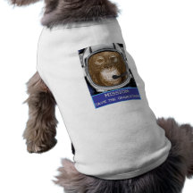 Orangutan Astronaut Mission Pet Tshirt