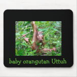 Orangutan Baby Uttuh at OFI Care Center mousepads