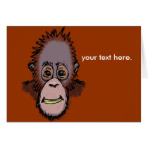 Orangutan Greeting Card