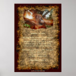 Orangutan Endangered Wildlife Animal Decree Poster