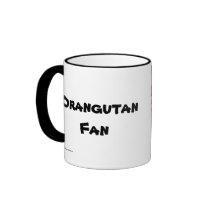 Orangutan Fan - New Baby Alfred mugs