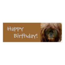 Orangutan Gift Tag Business Card Templates