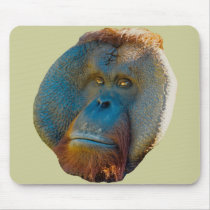 Orangutan Male mousepads