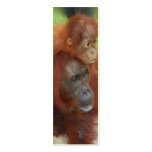 Orangutan  Mother and Baby Photo business cards