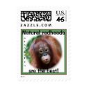 Orangutan Natural Redhead stamp