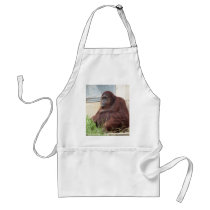 Orangutan Portrait Aprons