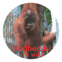 orangutan redheads are wild stickers