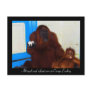 Orangutans at Camp Leakey Post Card