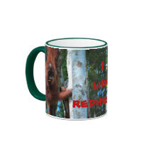 Orangutans I Like Redheads mugs