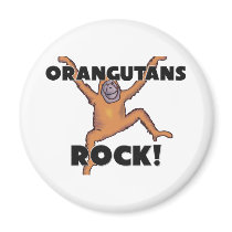 Orangutans Rock magnets