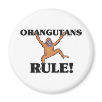 ORANGUTANS Rule! magnets