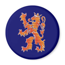Oranje leeuw - Netherlands lion Refrigerator Magnets
