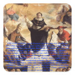 Oratio S. Thomae Aquinatis ante studium Square Stickers