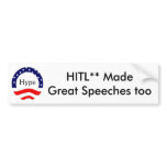 Orators, customizable. bumper sticker