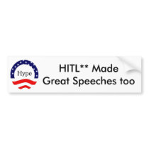 Orators, customizable. bumper stickers