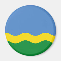 Orava Parish, Estonia, Estonia flag Magnets