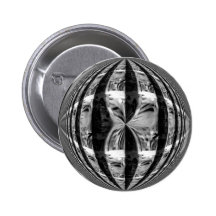 Orb chrome Black button round