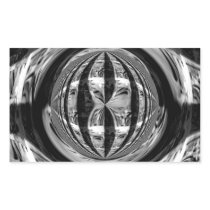 Orb Chrome Black sticker rectangle
