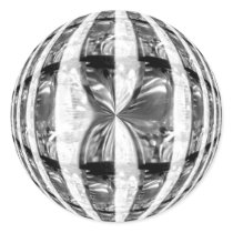 Orb Chrome sticker round