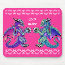 Orb dragons custom mousepad by nyctherion Orb dragons custom mousepad