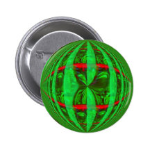 Orb Green button round