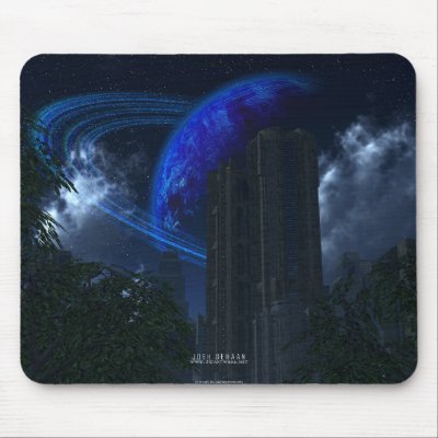 Orbital Ecstasy Mouse Mat by 3dartwork