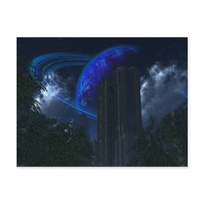 Orbital Ecstasy Postcard by 3dartwork
