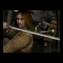 'Orc Battle' Print