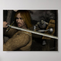'Orc Battle' Print