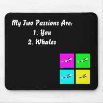 Orca Blocks In Four Colors Mousepads