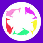 Orca Circle stickers