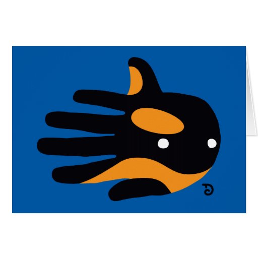 Orca Cute Killer Whale Dolphin Cards