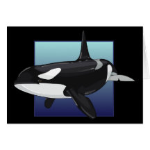 Orca Greeting Card