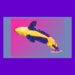 Orca Killer Whale Breaching in Bright Colors stickers