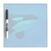 orca killer whale underwater blue dry erase boards