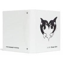 Orca Love Notebook Vinyl Binders