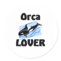 Orca Lover stickers by AnimalShirts Orca Lover stickers