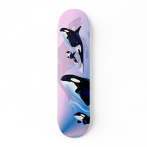 Orca Mom and Baby Skateboard