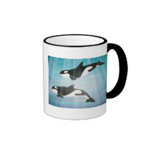 Orca Pair Coffee Mugs