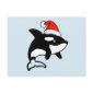 Orca Santa Postcard