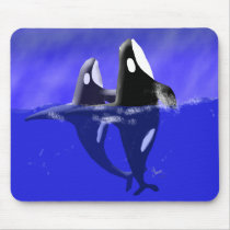 Orca Spy Hop Mouse Pad mousepads