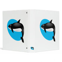 orca whale vinyl binder
