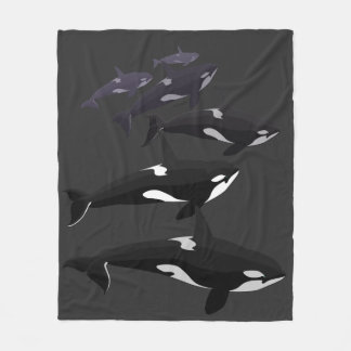 Whale, Orca Throw Blanket by elenaoneill | Society6