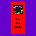 Orca Whale Circle in Five Colors rack cards