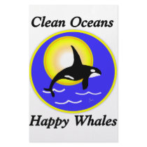 Orca Whale Clean Oceans Happy Whales stationery by Paintedlynx Orca Whale Clean Oceans Happy Whales stationery