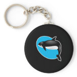 orca whale key chain