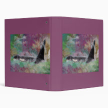 Orca Whale Orcinus Cloud Fantasy Binders