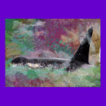 Orca Whale Orcinus Cloud Fantasy posters